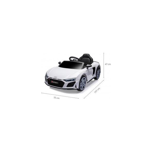 Milly Mally Milly Mally Pojazd na akumulator Audi R8 Spyder White