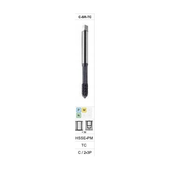 Fanar BREADING M 8 DIN 371-C 6HX SR HSSE-PM WGN TiCN 6608431 5900920368592