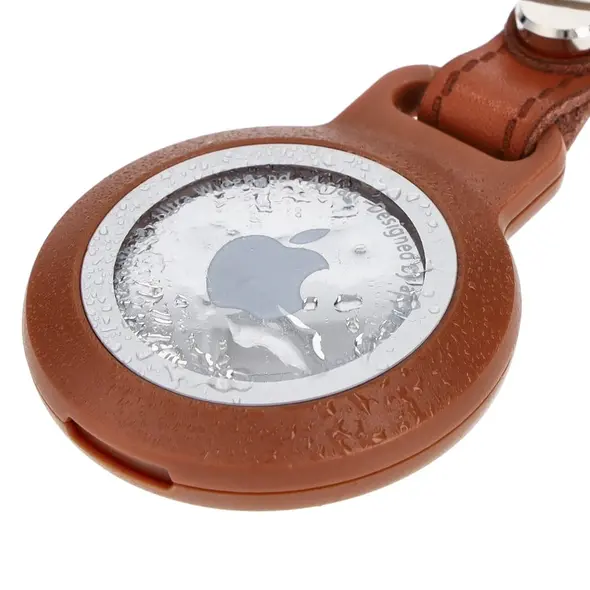 Bizon Case Locator Waterproof Apple AirTag brown