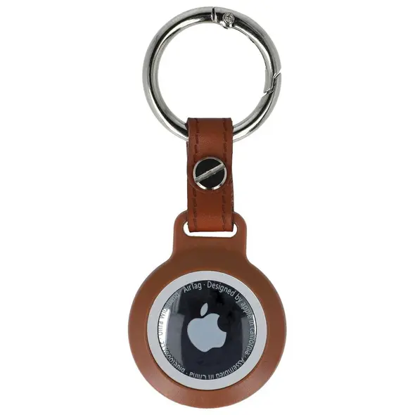 Bizon Case Locator Waterproof Apple AirTag brown