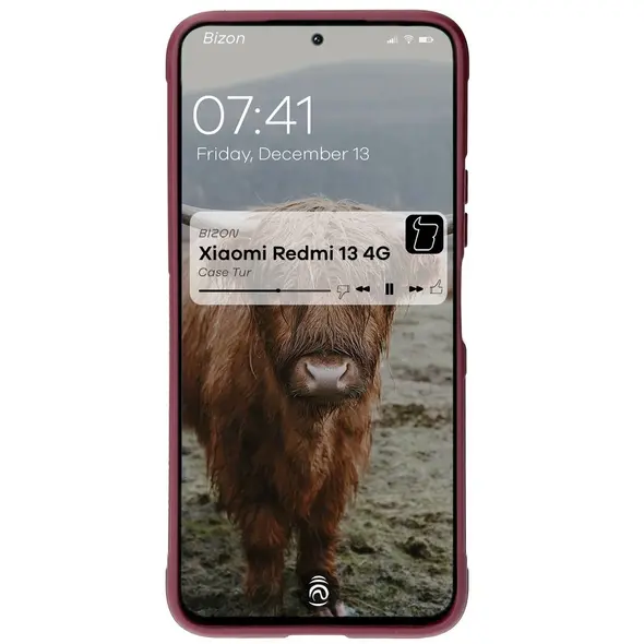 Bizon Case Tur Xiaomi Redmi 13 4G dark purple