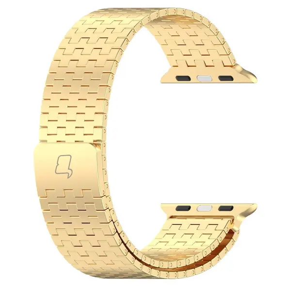 Bizon Strap Watch Titanium Apple Watch 38/40/41/42 mm gold