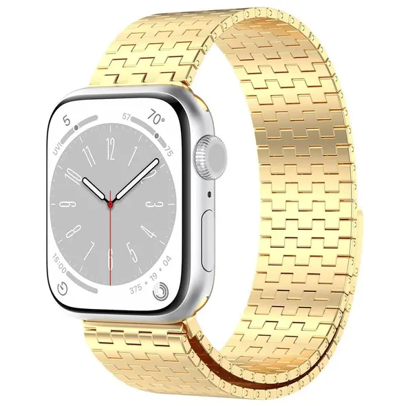 Bizon Strap Watch Titanium Apple Watch 38/40/41/42 mm gold