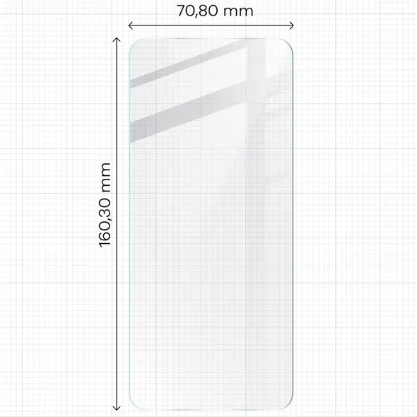 BIZON Clear 3x screen glass + camera glass Xiaomi Redmi 13 4G