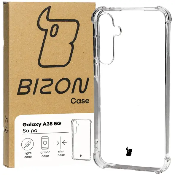 Bizon Case Salpa Samsung Galaxy A35 5G clear