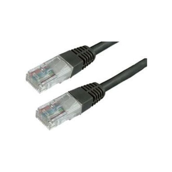 MediaRange Patchcord, UTP, Cat6, 1m, czarny (MRCS119)