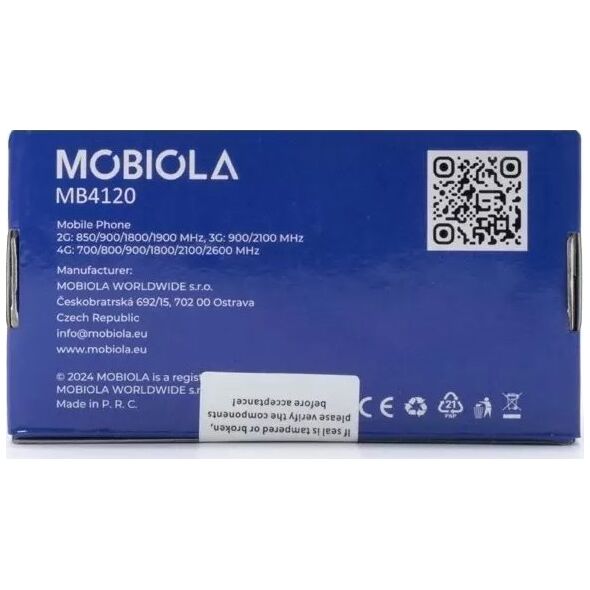 Telefon komórkowy Vega TELEFON GSM MOBIOLA  MB4120 4G TELEFON DLA SENIORA TURKUSOWY>