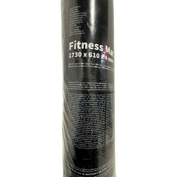 Zipro Mata treningowa 173 cm x 61 cm x 0.4 cm czarna