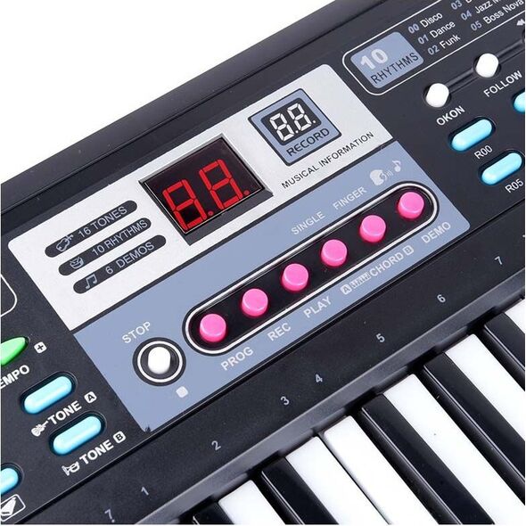 Lean Sport MQ 601 UFB keyboard klawisze organy z mikrofonem dla dzieci
