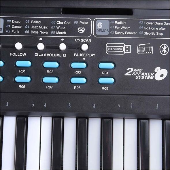 Lean Sport MQ 601 UFB keyboard klawisze organy z mikrofonem dla dzieci