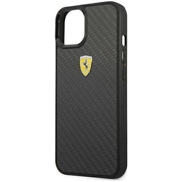 Ferrari Ferrari FEHCP13SFCABK iPhone 13 mini 5,4" czarny/black hardcase On Track Real Carbon