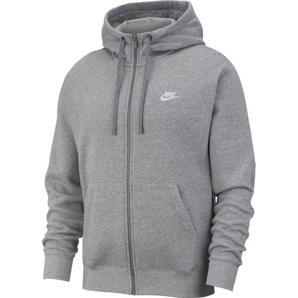 Nike Bluza męska Nsw Club Hoodie Full Zip szara r. M (BV2645-063)