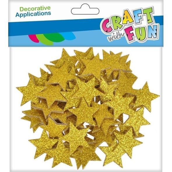 Craft with Fun OZDOBA DEK EVA GWIAZD BROK SPRZYL 60ST CF 12/144