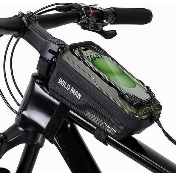 WildMan WILDMAN Θήκη/σάκος για το πλαίσιο ποδηλάτου GX200, θήκη ποδηλάτου πράσινη/πράσινη 14225047 5906850000000