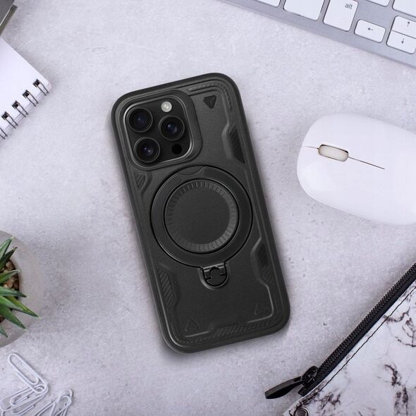 Futerał FROST ARMOR do IPHONE 12 Pro Max / 13 Pro Max czarny