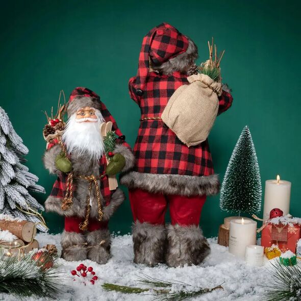 ŚWIĘTY MIKOŁAJ SKANDYNAWSKI FIGURKA ŚWIĄTECZNA NA ŚWIĘTA PREMIUM 45CM