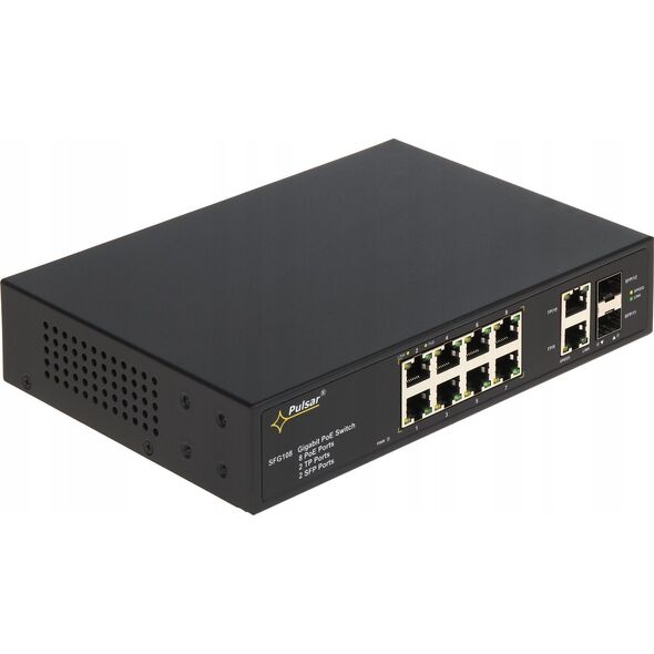 SFG108 Switch przemyslowy PoE 12-portowy