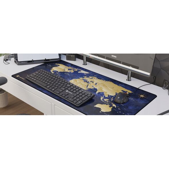 PODKŁADKA POD MYSZ NATEC WORLD DEEP BLUE 800X400MM
