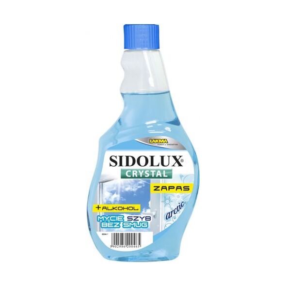 Sidolux Sidolux Płyn do mycia szyb Crystal arctic ZAPAS 500ml uniwersalny