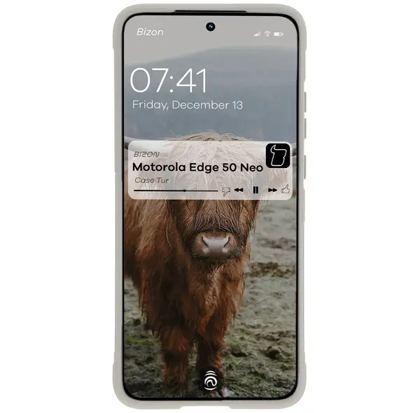 Bizon Case Tur Motorola Edge 50 Neo light grey