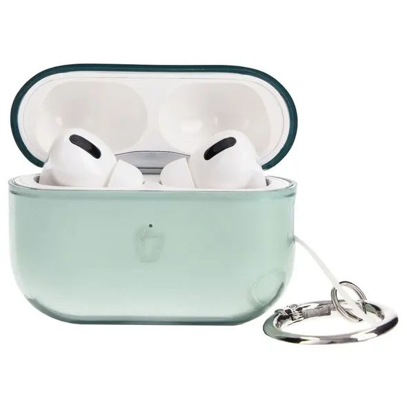 Bizon Case Headphone Clear Airpods Pro 2 clear-green