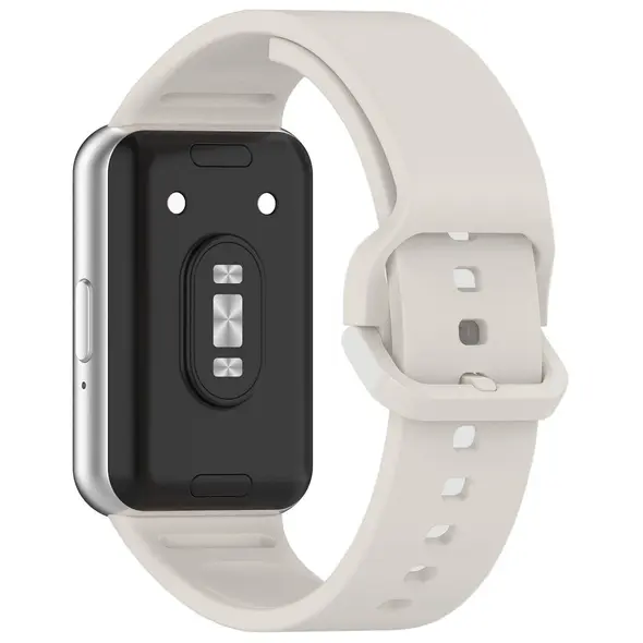 Bizon Strap Watch Silicone Samsung Galaxy Fit 3 light grey