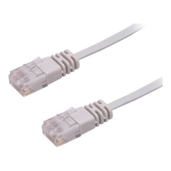 MicroConnect U/UTP CAT6 10M Grey Flat