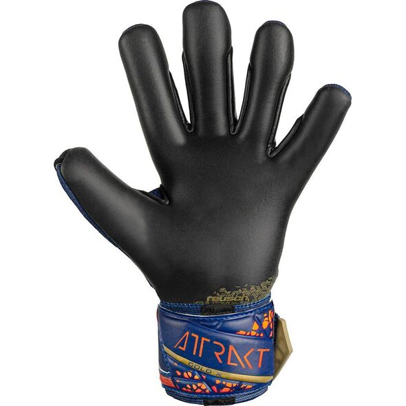 Reusch Rękawice bramkarskie Reusch Attrakt Gold X granatowe 5470945 4411 10,5