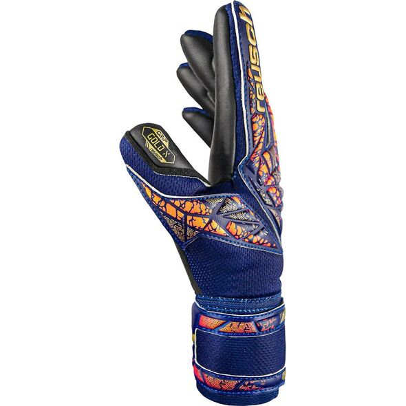 Reusch Rękawice bramkarskie Reusch Attrakt Gold X granatowe 5470945 4411 10,5