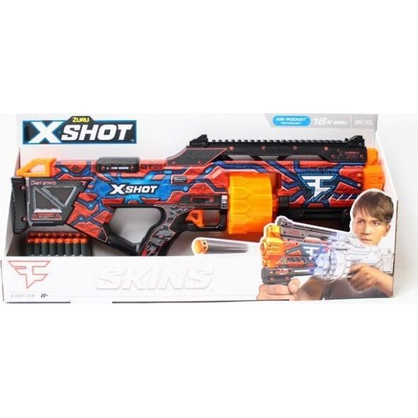 Zuru *****ZURU X-SHOT Skins Last wyrzutnia16st 36518H