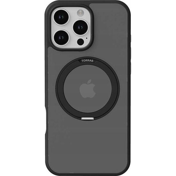 Torras Etui Torras Ostand Pro dla iPhone 16 ProMax (Czarne)