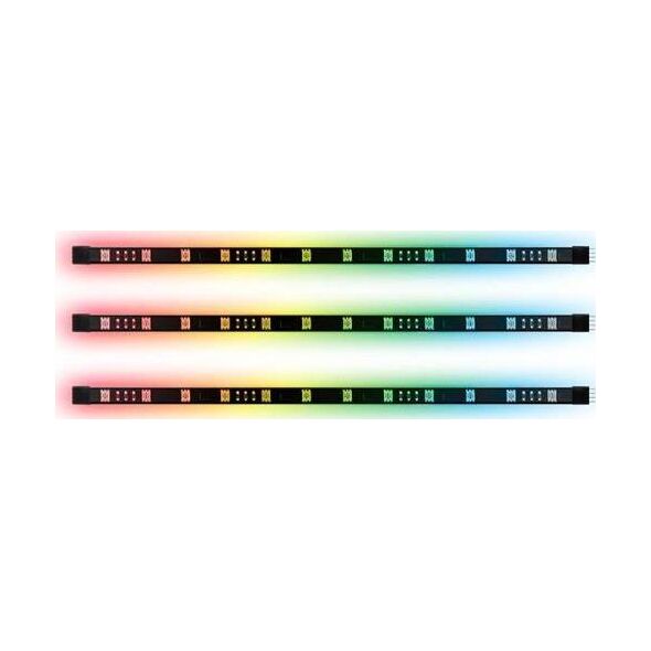 Wentylator Thermaltake Riing Plus 12 RGB 3-pack + Hub + 3 paski LED (CL-F076-PL12SW-A)