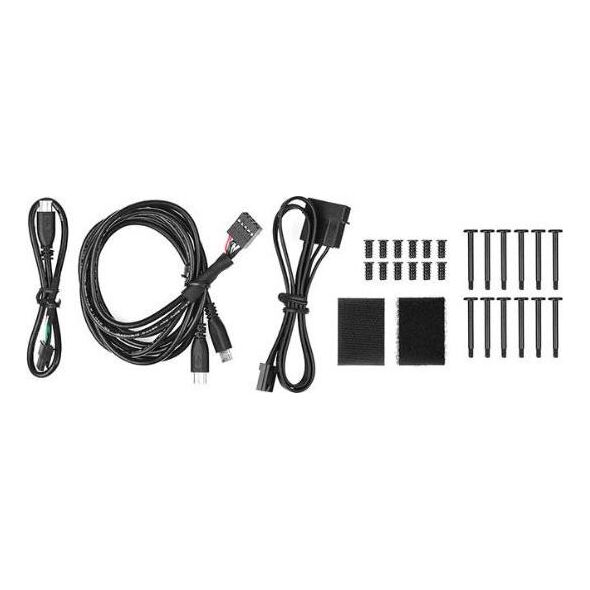 Wentylator Thermaltake Riing Plus 12 RGB 3-pack + Hub + 3 paski LED (CL-F076-PL12SW-A)