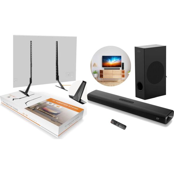 Mozos Mozos Stojak biurkowy TS2 23'' - 75'' + Soundbar THEATER