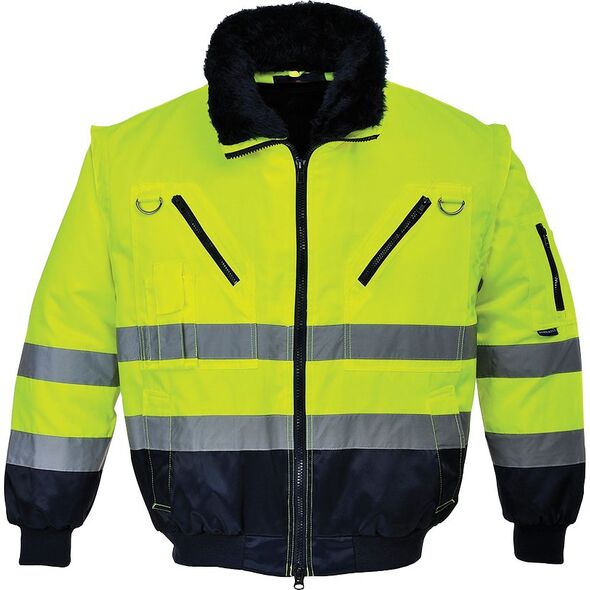 Portwest Pj50 Portwest Kurtka Y Bomber Ostrzegawcza 4W1 L