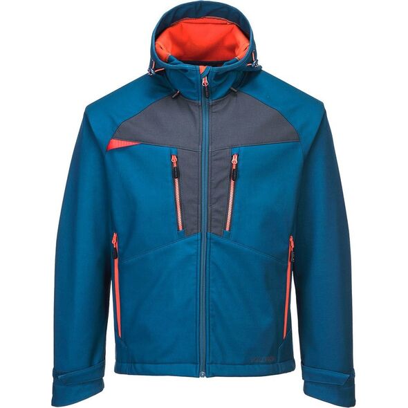 Portwest DX474 - Kurtka DX4 Softshell oddychający, wodoodporny i wiatroszczelny, tkanina ripstop, 92% Poliester, 8% Elastan, 6 - niebieski metro L