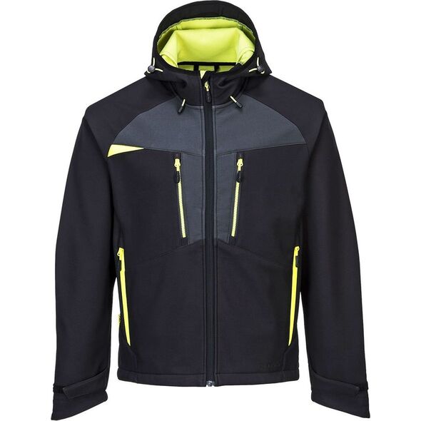 Portwest DX474 - Kurtka DX4 Softshell oddychający, wodoodporny i wiatroszczelny, tkanina ripstop, 92% Poliester, 8% Elastan, 6 - niebieski metro XL