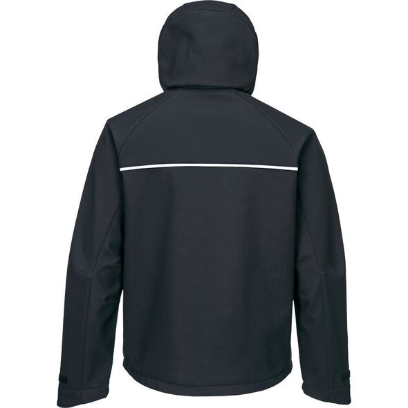 Portwest DX474 - Kurtka DX4 Softshell oddychający, wodoodporny i wiatroszczelny, tkanina ripstop, 92% Poliester, 8% Elastan, 6 - niebieski metro XL