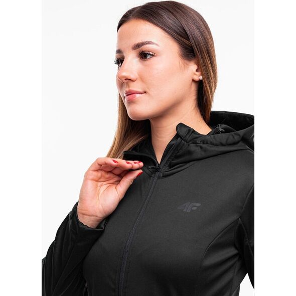 4f Kurtka przejściowa softshell z kapturem damska 4F F215 czarna L