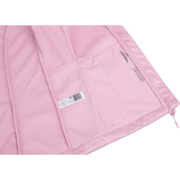 4f Kurtka przejściowa softshell z kapturem damska 4F F215 różowa 4FWSS24TSOFF215 56S L