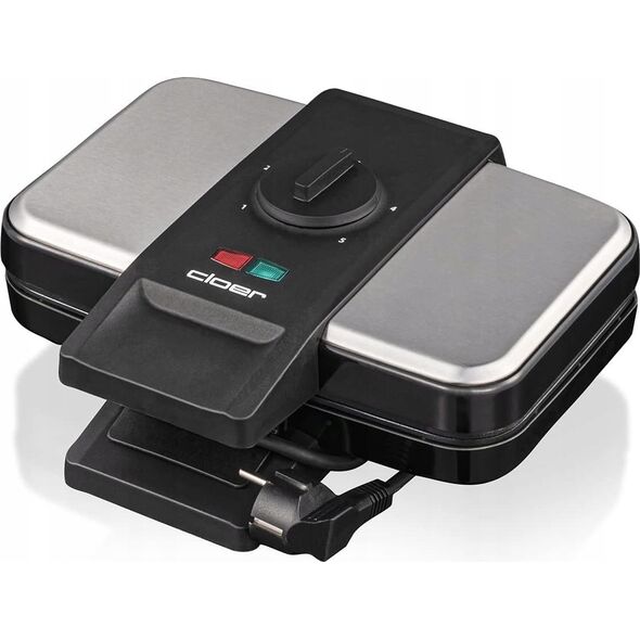 Cloer Cloer Brussels waffle iron 1459 c2 heavy (stainless steel/black, 1,000 watts)