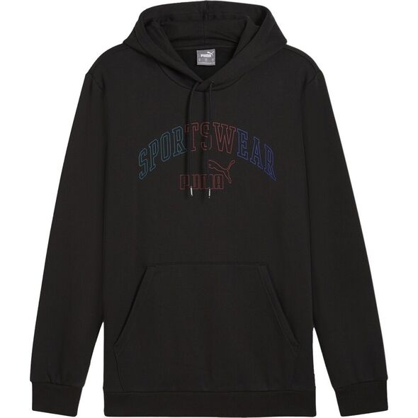 Puma Bluza męska Puma Ess  Logo LAB Gradient Hoodie FL czarna 681775 01 L