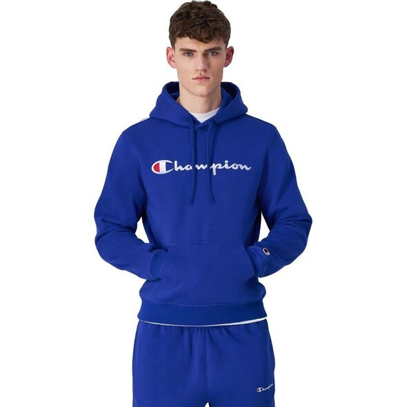 Champion Bluza męska Champion Hooded niebieska 220253 BS008 S
