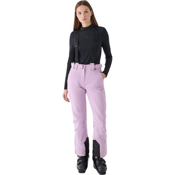 Spodnie narciarskie damskie 4F F0754 jasny fiolet 4FWAW24TFTRF0754 52S L