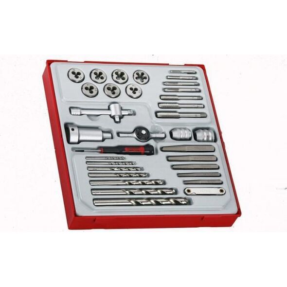 Teng Tools 34-elementowy zestaw gwintowniczy Teng Tools TTDTD34