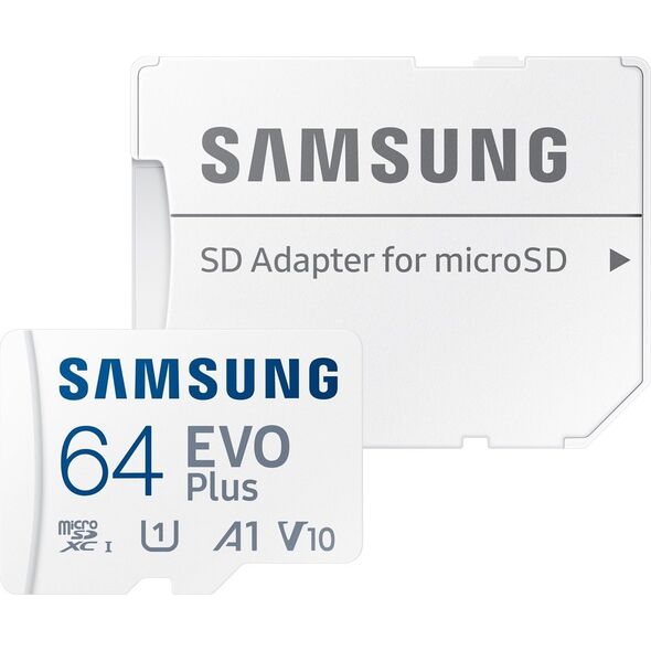 Karta Samsung EVO Plus 2024 MicroSDXC 64 GB Class 10 UHS-I/U1 A1 V10 (MB-MC64SA/EU)