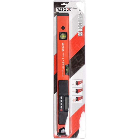 Yato Poziomnica elektroniczna LCD z laserem 610mm (YT-30400)