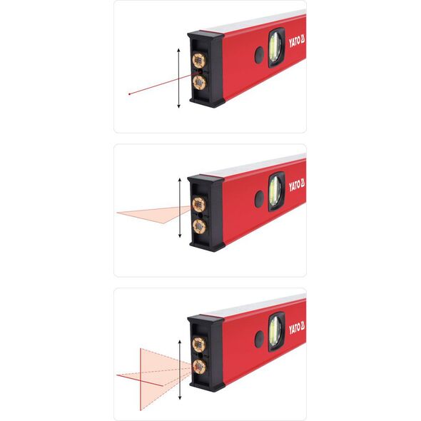 Yato Poziomnica elektroniczna LCD z laserem 610mm (YT-30400)