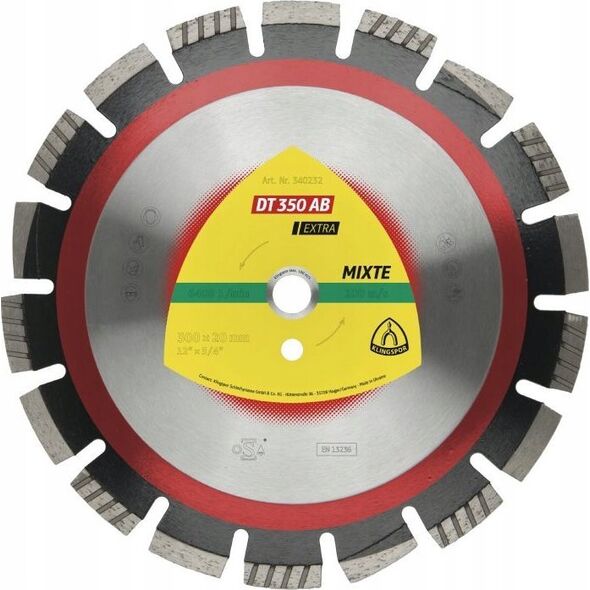 Klingspor K.TARCZA DIAM.SEG.350x3,2x20   DT350AB ASFALT