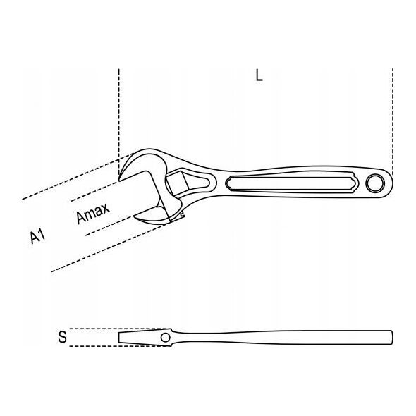 BETA Klucz płaski nastawny 150 mm, 111E Beta
